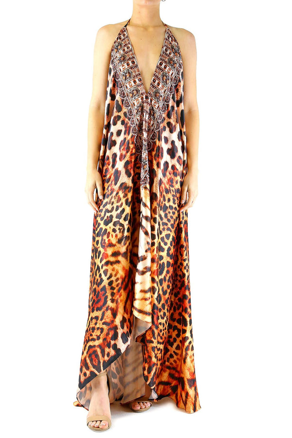 Animal Print Partywear Dress